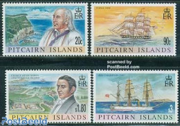Pitcairn Islands 1999 Ships 4v, Mint NH, Science - Transport - Education - Ships And Boats - Bateaux