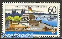 Germany, Federal Republic 1992 Koblenz 1v, Normal Paper, Mint NH, Art - Bridges And Tunnels - Neufs