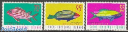 Cocos Islands 1998 Definitives, Fish 3v, Mint NH, Nature - Fish - Fische