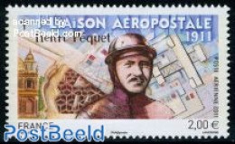 France 2011 Henri Pequet 1v, Mint NH, Transport - Post - Aircraft & Aviation - Unused Stamps