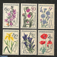 Czechoslovkia 1964 Flowers 6v, Mint NH, Nature - Flowers & Plants - Autres & Non Classés