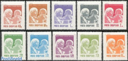 Albania 1992 Mother Theresa 10v, Mint NH, History - Nobel Prize Winners - Prix Nobel