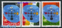 Albania 2001 Dialogue Among Civilisations 3v, Mint NH, History - Various - United Nations - Joint Issues - Joint Issues