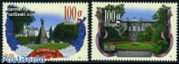 Iceland 2011 Gardens 2v, Mint NH, Nature - Gardens - Art - Sculpture - Unused Stamps