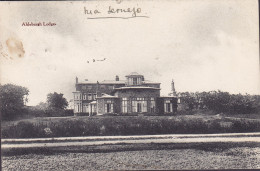 United Kingdom PPC Aldeburgh Lodge ALDEBURGH 1908 AARHUS REadressed CHARLOTTENLUND Denmark (2 Scans) - Autres & Non Classés