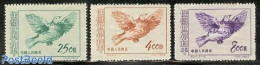 China People’s Republic 1953 World Peace 3v, Mint NH, Nature - Birds - Art - Pablo Picasso - Unused Stamps