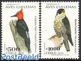 Chile 2003 Birds 2v, Mint NH, Nature - Birds - Birds Of Prey - Chili