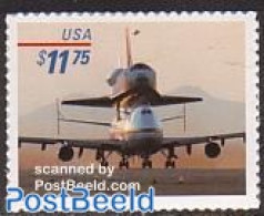 United States Of America 1998 Space Shuttle/Boeing 1v, Mint NH, Transport - Aircraft & Aviation - Space Exploration - Ungebraucht