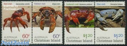 Christmas Islands 2011 Crabs 4v (2x [:]), Mint NH, Nature - Shells & Crustaceans - Crabs And Lobsters - Maritiem Leven