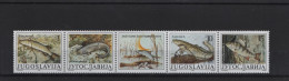 Jugoslavien Michel Cat.No Mnh/** 2405/2408 Strip Fish - Unused Stamps