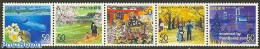 Japan 2000 Tokyo 5v [::::], Mint NH, Nature - Transport - Various - Sea Mammals - Ships And Boats - Street Life - Art .. - Unused Stamps