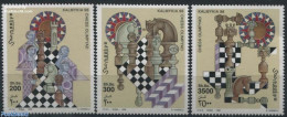 Somalia 1998 Chess 3v, Mint NH, Sport - Chess - Echecs