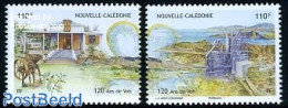 New Caledonia 2012 120 Years Voh 2v, Mint NH, Nature - Science - Various - Environment - Mining - Industry - Ungebraucht