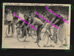 Chaillot Perrin Rampelberg Cycliste Cyclisme / Sélection Jeux Olympiques Los Angels 1932 / Photo Véritable 12x18 - Cycling