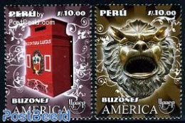 Peru 2011 UPAEP 2v, Mint NH, Mail Boxes - U.P.A.E. - Posta