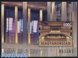 Hungary 2005 Palace Of Arts S/s, Mint NH, Art - Modern Architecture - Unused Stamps