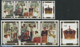 Tonga 1997 King Wedding Anniversary 8v (2v+2x[::]), Mint NH, History - Kings & Queens (Royalty) - Royalties, Royals