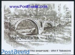 Albania 2001 Bridges S/s, Mint NH, Art - Bridges And Tunnels - Ponts
