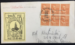 UNITED STATES, Circulated Cover « Benjamin Franklin », « Hotel William Penn », « PSS Convention », 1951 - Sonstige & Ohne Zuordnung