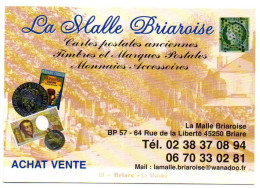 BRIARE. Publicité La Malle Briaroise. - Briare