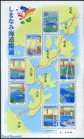 Japan 1999 Bridges 8v M/s, Mint NH, Transport - Various - Ships And Boats - Maps - Art - Bridges And Tunnels - Unused Stamps