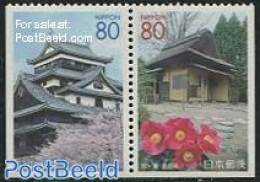Japan 2001 Shimane Bottom Booklet Pair, Mint NH - Unused Stamps