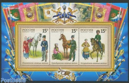 Russia 2012 Russian Cossacks S/s, Mint NH, Nature - Various - Horses - Costumes - Uniforms - Costumes