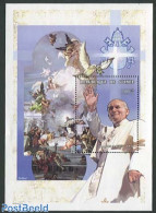Guinea, Republic 1998 Pope John Paul II S/s, Mint NH, Religion - Pope - Religion - Pausen