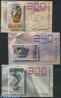 Hungary 1998 Jugendstil Ceramics 3 Booklets, Mint NH, Stamp Booklets - Art & Antique Objects - Ceramics - Unused Stamps