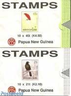 Papua New Guinea 1993 Paradise Birds 2 Booklets, Mint NH, Nature - Birds - Stamp Booklets - Non Classés