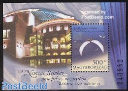 Hungary 2002 Theatre S/s, Mint NH, Performance Art - Theatre - Unused Stamps