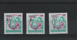 Jugoslavien Michel Cat.No Mnh/** 2442 I/II  A/C - Unused Stamps