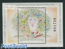 Hungary 1988 Sozphilex S/s (with Control Number), Mint NH, Philately - Ungebraucht
