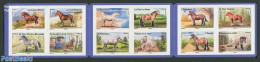 France 2013 Horses 12v S-a In Booklet, Mint NH, Nature - Horses - Stamp Booklets - Unused Stamps