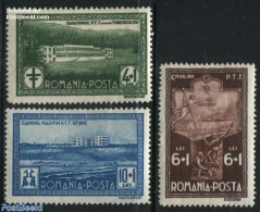 Romania 1932 Postal Tourism 3v, Unused (hinged), Health - Various - Health - Post - Tourism - Ungebraucht