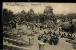 Carte Avec Vue N° 42 - 55 - Léopoldville : Chameaux Porteurs - Obl. KINSHASA  15/09/1913 - Ganzsachen
