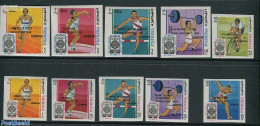 Fujeira 1968 Olympic Winners 10v, Imperforated, Mint NH, Sport - Olympic Games - Sport (other And Mixed) - Fujeira