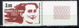 Journée Internationale De La Femme : Danielle Casanova - Unused Stamps