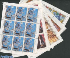 Yugoslavia 1980 Modern Art 5 M/ss, Mint NH, Art - Modern Art (1850-present) - Paintings - Unused Stamps