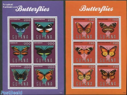 Guyana 2013 Butterflies 12v (2 M/s), Mint NH, Nature - Butterflies - Guiana (1966-...)