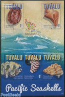 Tuvalu 2013 Tuvalu, Shells, Tel Aviv 2013 5v M/s, Mint NH, Nature - Shells & Crustaceans - Philately - Marine Life