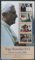 Grenada 2013 Pope Benedict XVI 4v M/s, Mint NH, Religion - Pope - Religion - Popes