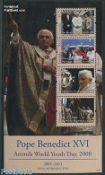 Grenada 2013 Pope Benedict XVI 4v M/s, Mint NH, Religion - Pope - Religion - Popes