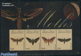 Saint Vincent & The Grenadines 2011 Union Island, Moths 4v M/s, Mint NH, Nature - Butterflies - St.Vincent & Grenadines