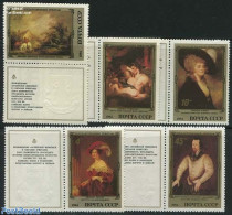 Russia, Soviet Union 1984 English Paintings 5v+tabs, Mint NH, Art - Paintings - Unused Stamps