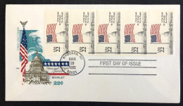 UNITED STATES, Ucirculated FDC « FLAGS », 1985 - Enveloppes