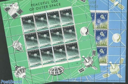 Nigeria 1963 Space 2 M/ss, Mint NH, Transport - Ships And Boats - Space Exploration - Bateaux