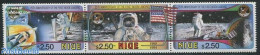 Niue 1994 Moonlanding 3v, Mint NH, Transport - Space Exploration - Niue
