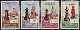 Trinidad & Tobago 1984 Chess Association 4v, Mint NH, Sport - Chess - Echecs
