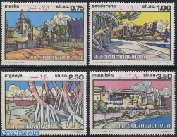 Somalia 1980 Cities 4v, Mint NH - Somalia (1960-...)